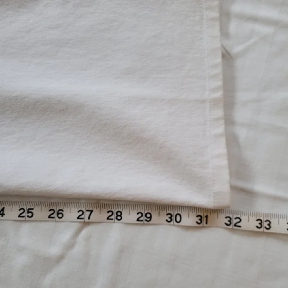 Devon Front Pocket Button fly White Pants - image 9